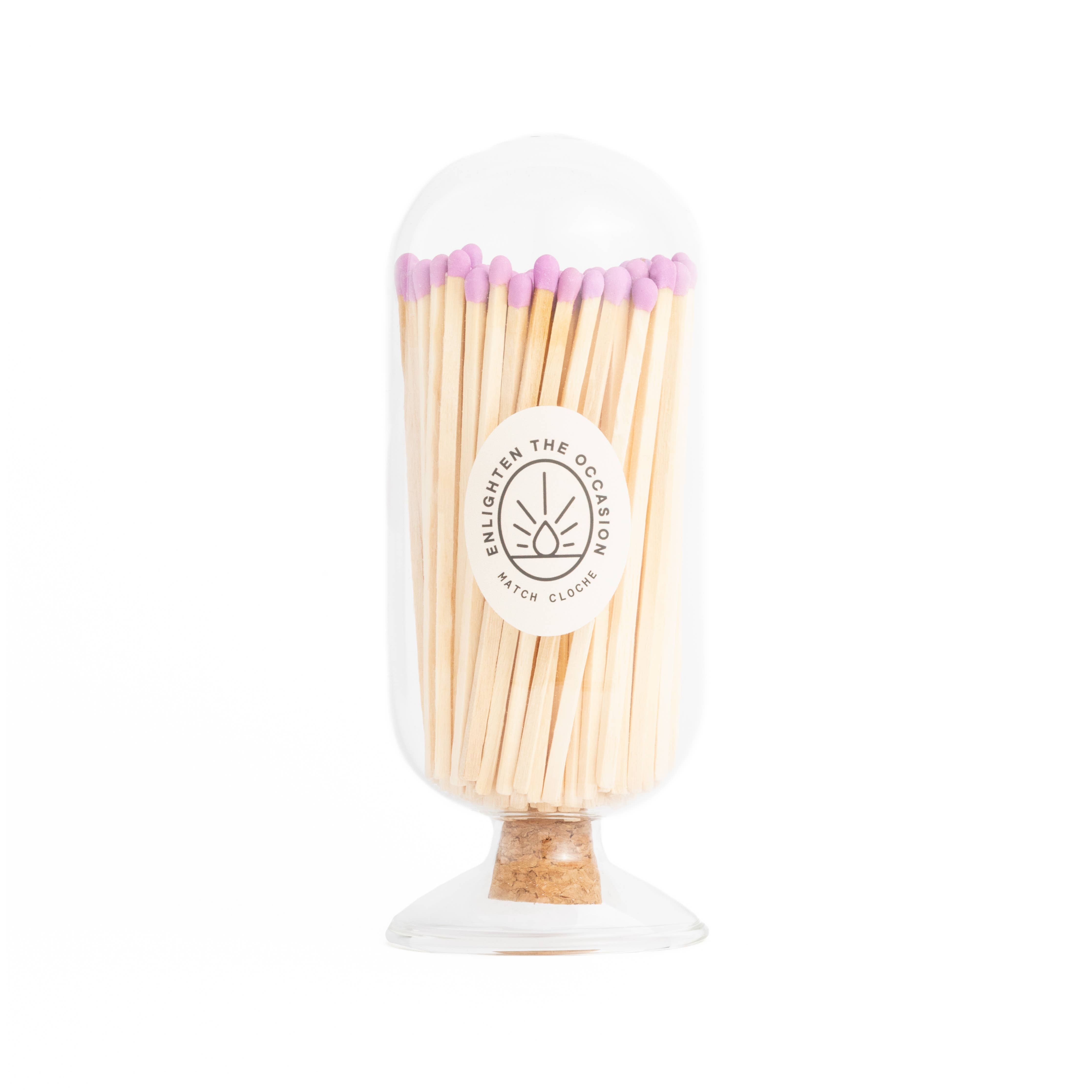 Enlighten the Occasion - Cloche with Lavender Matchsticks